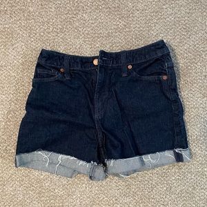 Universal Thread Size 0/25 Dark Wash Denim Shorts